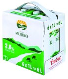 Mlijeko trajno 2,8% m.m. 'z bregov, 6x1 l