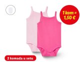 Bodiji za djevojčice lupilu® 1 set