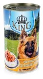 Hrana za pse King govedina ili perad 1240 g