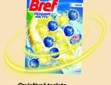 Osvježivač toaleta Bref Aktiv Lemon 3x50 g