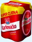 Pivo Karlovačko Limenka 4x500 ml