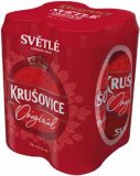 Pivo Krušovice 4 x 0,5 L