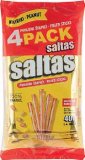 Slani štapići s kikirikijem Saltas 4x40 g