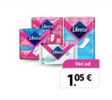 Higijenski ulošci, odabrane vrste Libresse