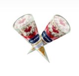 Sladoled kornet, jagoda Gelatino 155 ml