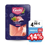 -14% na pršut, narezak Gušti