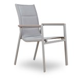 Naro vrtna stolica s rukonaslonom 64x55x91 cm cappucino/natur