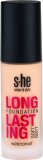 Vodootporni tekući puder razne nijanse Long Lasting s-he colour&style