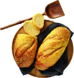 Domaći kukuruzni miješani kruh bez kvasca 400 g