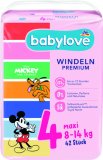 Premium pelene maxi, vel. 4 (8-14 kg), babylove 42/1
