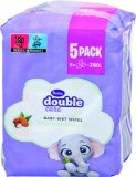 Vlažne maramice Double care Violeta, 5x56kom