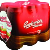Budweiser svijetlo pivo 6 x 0,5 l