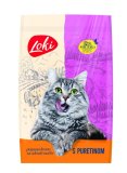 Suha hrana za mačke s puretinom, s ribom Loki, 1 kg