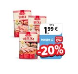 -20% Bečka, šunka u ovitku ili tirolska, polutrajni proizvod Podravka
