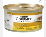 GOURMET Gold s govedinom i piletinom, komadići u umaku, 85g