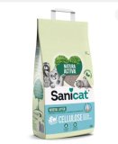 SANICAT Recycled Cellulose, upijajući biljni pijesak za ljubimce, bezmirisni 10l