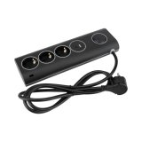 Prenosiva utičnica 3+USB+C, 1,5m+prekidač s prenaponskom zaštitom