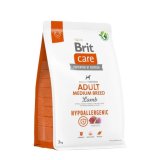 BRIT CARE Hypoallergenic Monoprotein Medium Breed, janjetina i riža 3 kg