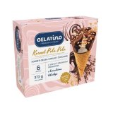 Kornet čokolada-vanilija Gelatino 6 x 110 ml