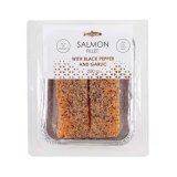 Losos filet s crnim paprom i češnjakom Mowi 250 g