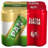 Svijetlo pivo Pan 6 x 0,5 l