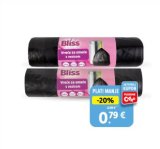 Vrećice za smeće 35 l, s ručkom Bliss