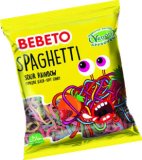 Bebeto BOMBONI GUMENI ŠPAGETI jabuka, duga, jagoda 80 g
