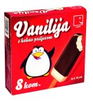 Sladoled štapić vanilija Smiješak, 560 ml