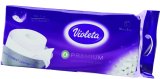 Toaletni papir Premium pamuk Violeta, 3-sl., 10 rola