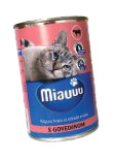 Miauuu POTPUNA HRANA ZA MAČKE govedina, 415 g