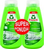 Frosch gel za strojno pranje posuđa Limeta 2x650ml