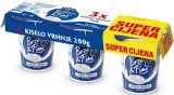 Kiselo vrhnje Dukat 12% m. m., 3 x 200 g