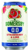 Piće 0% alk. jagoda-limeta, bazga Somersby, 0,33 l