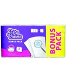Ručnik papirnati Premium Violeta, 3-sl., 4 role