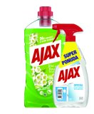 Sredstvo za čišćenje Floral Fiesta spring flower Ajax 1 l + Ajax Crystal staklo 500 ml Ajax, 1 pak