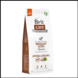 BRIT CARE Hypoallergenic Calorie Control Weight Loss, kunićevina i riža 12 kg