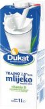 Trajno mlijeko 2,8% m.m. Dukat 1 l