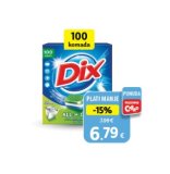 Tablete ili kapsule za pranje posuđa All in one Dix 100 komada