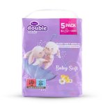 Vlažne maramice Baby Soft XXL Violeta 5 x 51 kom