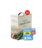 Graševina, bijelo kvalitetno vino Aletta 5 l