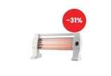 Grijalica, model RH05,snaga: 1200 W, 2 ili 3 kvarcne cijevi Maison