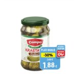 Krastavci delikates Campo 550 g, *ocijeđene mase 300 g