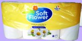 Toaletni papir Soft Flower 3-slojni, 8/1