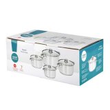 Set posuda za kuhanje, od nehrđajućeg čelika 8/1