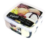 Sladoled 4 okusa čokolada-banana-biskvit-vanilija Smiješak, 1650 ml