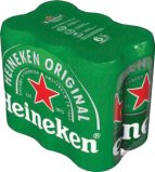 Pivo Heineken 6 x 0,5 l