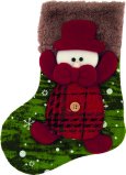 Božićna dekoracija čizmica, 18 x 25 cm 1 kom.
