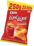 Chio ČIPI ČIPS slani, paprika, 250 g