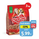 Hrana za pse, govedina ili piletina Darling 3 kg