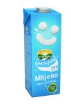 Mlijeko trajno bez laktoze 2,8% m.m., 1,5% m.m. ‘z bregov, 1 l